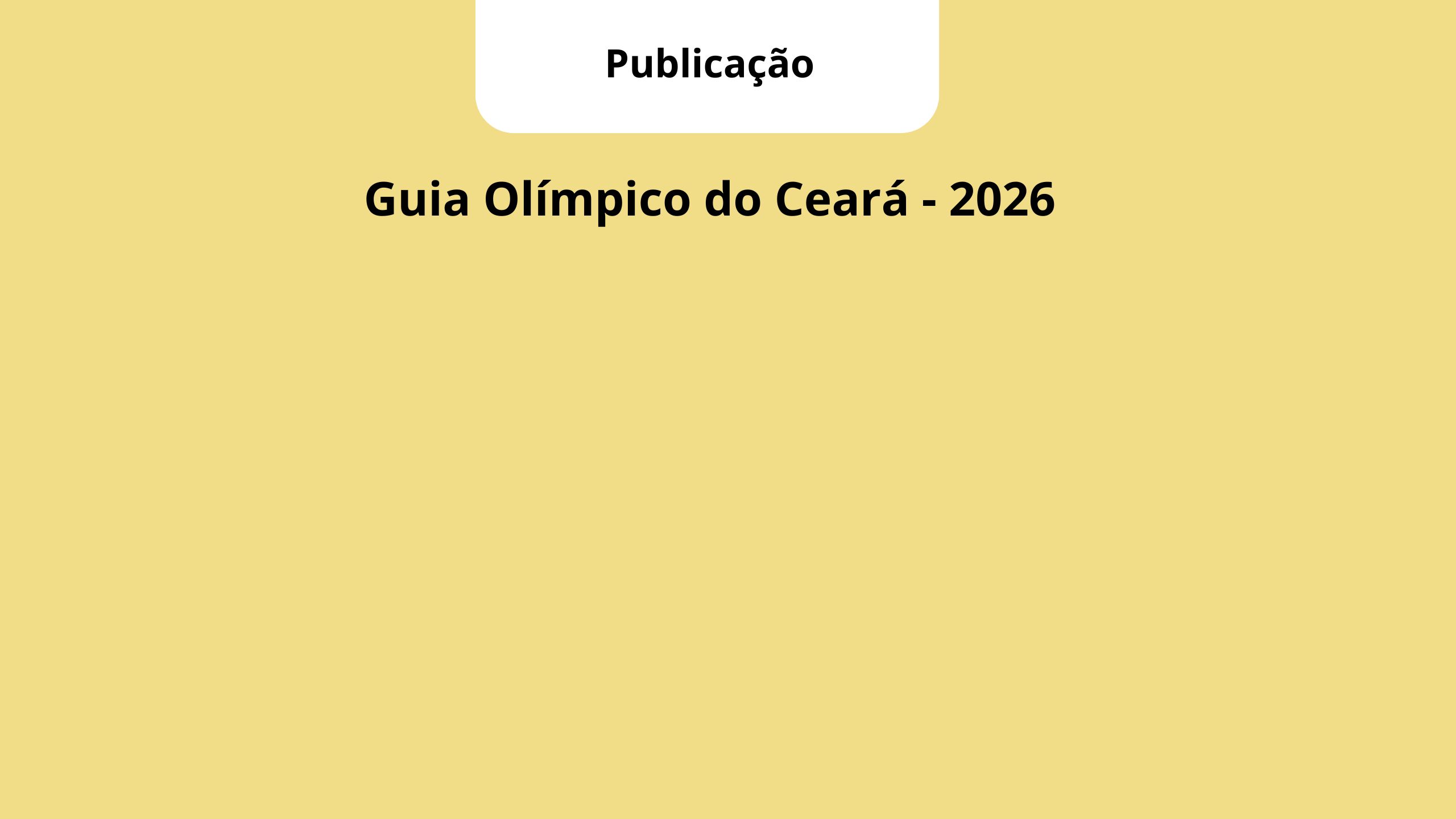 Guia Olímpico do Ceará – 2026